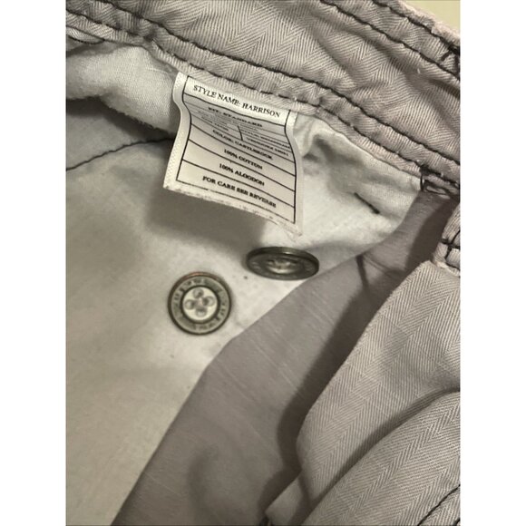 Buckle Black Standard Fit Cargo Shorts Mens 27W 23L Gray Chambray Magic Outdoors - Picture 7 of 13